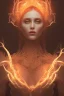 Placeholder: portrait photography of an ethereal beautiful animal goddess, Fire theme art, Dark moody night atmosphere, Portrait of a woman by Michelangelo, 8K, close-up face, anatomically perfect face, oak tree roots, ignore NSFW