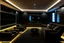 Placeholder: a dedicated home cinema room with LED ambient lighting in the walls