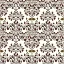 Placeholder: cream colors themed flowers in a pattern Alhambra