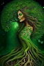 Placeholder: the green-eyed lady, mother nature herself bent down to kiss the earth and blessed it with new life, she grew roots and became a magnificent tree