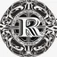 Placeholder: logo with the letter R end N, black and white