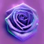 Placeholder: transparent multicolor crystal rose