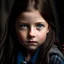 Placeholder: Castiel and Dean Winchester's daughter, a twelve years old girl, dark blue eyes, dark brown hair, freckles on her cheeks, wearing plaid.