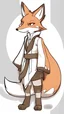 Placeholder: Create an attractive anime drawing of a humanoid fox character, exuding an air of seriousness and determination. The character possesses the features of a male fox, including a short nose and distinct fox-like facial traits. The character's expression is intense, reflecting a mix of enthusiasm, emotional depth, and a touch of selfishness, adding layers to their personality.