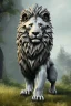 Placeholder: Hybrid of rat and lion, rat tail, lion mane, rat paws, chimera, monstrosity, photorealistic, unreal engine, ferocious