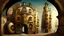 Placeholder: steampunk city like trompe l'oeil dali