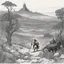 Placeholder: [art by W. Heath Robinson] once a flourishing field, now reduced to burned ruins, fumes of death hung heavy in the air. Amidst the devastation, an enraged redhead Barbarian, a towering figure of wrath and fury, thundered across the desolate landscape. His eyes blazed with a primal rage as he sprinted towards a lone white paladin, clad in chrome steel plate armor, a beacon of light amidst the darkness. The Barbarian faces the paladin.