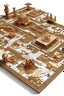 Placeholder: design a puzzle of a copper industry center with 30 parts with