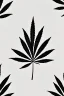 Placeholder: Pencil sketch of a marijuana leaf on lined paper, black and white, pattern