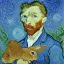 Placeholder: hunter and rabbit ambush Van Gogh