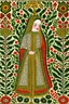 Placeholder: Make a Mughal art inspired pattern with scalops with a story telling and embellishments with a contemporary style don’t add humans just flower details and elegant