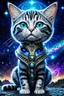 Placeholder: cute and weird stunning cat alien hybrid , galaxy, stars, fantasy, detailed, masterpiece intricate details, HDR, beautifully shot, sharp focus, 64 megapixels, sci-fi mood