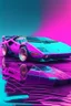 Placeholder: Vaporwave lamborghini miura