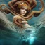 Placeholder: high-quality, fine-detail portrait of gorgeous, stunning goddess of water, octopus as hair, coral reef exoskeleton, 8k resolution, 3D octane render, intricate, digital art, detailed matte, volumetric lighting, George Grie, Anne Dittman, Anne Stokes, Lisa Parker, Selina French,