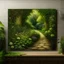 Placeholder: into the garden wall art