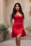 Placeholder: Demi Rose is so beautiful all I want to do is do an oil painting of her wearing a short red dress