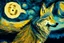 Placeholder: a wolf in van gogh style