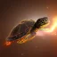 Placeholder: space turtle with a supernova exploding behind