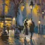 Placeholder: in the shadows romantic mood without people impressionist style