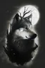 Placeholder: Wolf howling at the moon