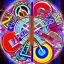 Placeholder: PEACE electric guitar PEACE psychedelic hippie trippy acid LSD PEACE GUITAR peacesign HIPPIE FLAG