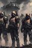 Placeholder: Totalitarian troop Legion in action. Use Totalitarian aesthetic. full body armor like Jin-Roh the Wolf Brigade with an emphasis on uniformity and Collectivism.