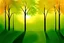 Placeholder: trees with leaves and in the Sun peaceful abstract artwork, calm