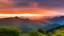 Placeholder: GATHERING STORM ON A MOUNTAIN AT SUNSET