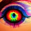 Placeholder: melted crayon drawing of rainbow eye with jewel as iris, 8k resolution, high-quality, fine-detail, muted colors,intricate, digital art, detailed matte, volumetric lighting, illustration, octane render, Kristina Nelson,Brenna Miller, Jane Davenport, Jeffrey Robert