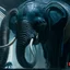 Placeholder: xenomorph elephant hybrid, photorealism, movie screen capture, horror, sci-fi, retrofuturism, based on the movie Alien, horror, terrifying