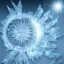 Placeholder: celestial, reflection, ice crystals, snow, icicles