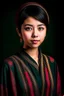 Placeholder: Asian girl with short hair in Arabic clothes
