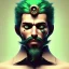 Placeholder: Lorenor Zorro with green hair from one piece, steam punk, scary, horror, realistic, made in octane, cinematic, movie, CGI, ultra-realistic, extremely detailed octane rendering, 8K, VRAY Super Real ar 2:3, dof photorealistic futuristic 50mm lens hard lighting dark gray tintype photograph, realistic lighting, sephia colors