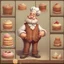 Placeholder: a cartoon character thirty years old confectioner , an ultrafine detailed painting by senior character artist, featured on polycount, sots art, artstation hd, 2d game art, behance hd