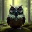 Placeholder: intricate details, realistic, octane, unreal engine, portrait, natural lighting,zoomed out + portrait, volumetric lighting, shiny,extreme detail, Photorealism, High detail, Hyper realistic Owl in forest, macro lens blur,abstract paint, sharp,ef 85mm 5.6, focus, trending by artstation, cinematic