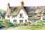 Placeholder: Detailed loose watercolour of an English cottage