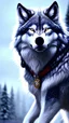 Placeholder: White fur, Werewolf, Red eyes, character, full body portrait, expert, insanely detailed, 4k resolution, cinematic smooth, intricate detail, fluffy, award wining portrait, anthropomorphic wolf