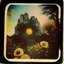 Placeholder: Polaroid photo of a peaceful marvelous landscape, trees, flowers, giant sun, sharp focus, bas-relief, decal, very spooky figure, intricate, rock formations, atmosphere of a Max Ernst painting, Henri Rousseau, thoughtful, interesting, a bit appalling, smooth