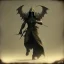 Placeholder: franz frazetta style, The Death Dealer, nazgul, dread