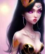 Placeholder: evil princess diamonds black hair full image