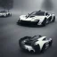 Placeholder: a white Mclaren P1 in heavy fog