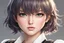 Placeholder: Evelyn in 8k 2D anime artstyle, close picture, the Rachel haircut, intricate details, highly detailed, high details, detailed portrait, masterpiece,ultra detailed, ultra quality