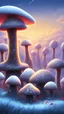 Placeholder: Mushroom field winter