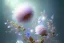 Placeholder: one big crystal subtle flower in a galactic ambiance with a very little beautiful fairy, transparent petals, delicate colors, in the foreground, full of details, smooth, bright sunshine，soft light atmosphere, light effect，vaporwave colorful, concept art, smooth, extremely sharp detail, finely tuned detail, ultra high definition, 8 k, unreal engine 5, ultra sharp focus