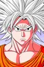 Placeholder: Goku de cabelo branco is a white hair