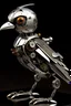 Placeholder: a metal sculpture of a bird holding a wrench, mechanical cute bird, mechanical bird, metal art, robot bird, made from mechanical parts, metal sculpture, surreal metal sculpture, made up of many bits of metal, anthropomorphic bird, biomechanical sculpture, a surrealistic bird, surrealistic bird, parrot, new sculpture, chrome art, breathtaking art