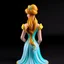 Placeholder: disney princess lora with sculpted hair back view