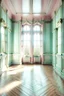Placeholder: an empty victorian room with pastel colors
