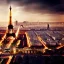 Placeholder: Paris Metropolis, otto hung, friz Lang ,renaissance painting, matte painting,romanticism painting,cyberpunk,detailed facades,steampunk, retrofuturistic