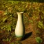 Placeholder: artistic photo of a tiny cracked ceramic vase repaired with gold, kintsugi, garden setting, beautiful landscape photography, beautiful, vines and leaves, delicate, cinematic, high detail, beautiful composition, delicate arrangement, aesthetic, soft lighting, award winning photography, tender